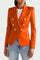 Blazer em linha clássica feminino