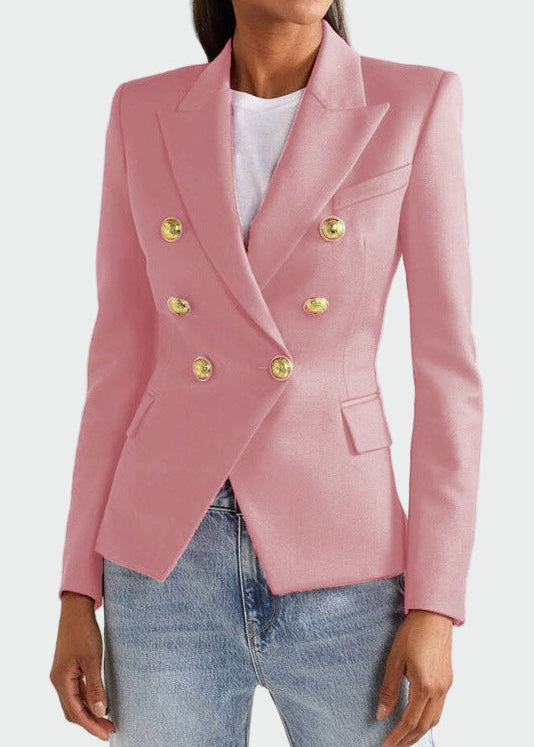 Blazer em linha clássica feminino