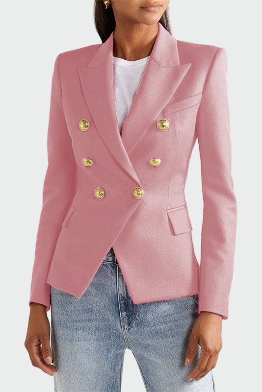 Blazer em linha clássica feminino