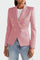 Blazer em linha clássica feminino
