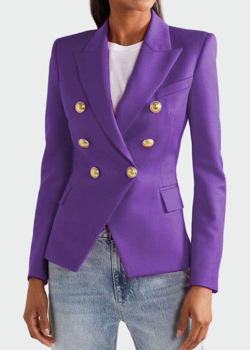 Blazer em linha clássica feminino