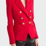 Blazer em linha clássica feminino