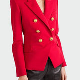 Blazer em linha clássica feminino