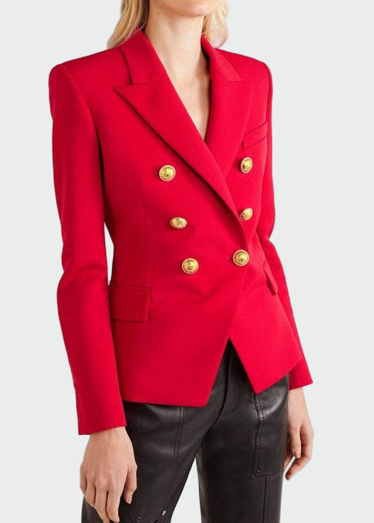 Blazer em linha clássica feminino
