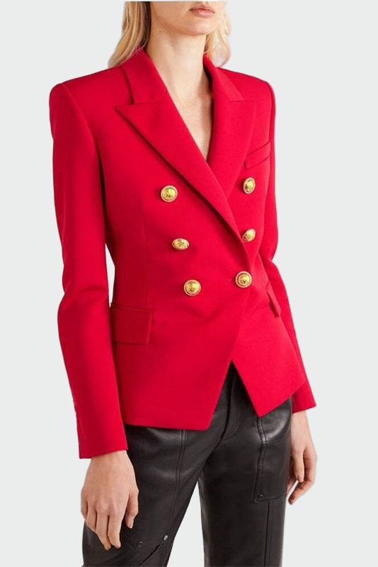 Blazer em linha clássica feminino