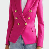 Blazer em linha clássica feminino