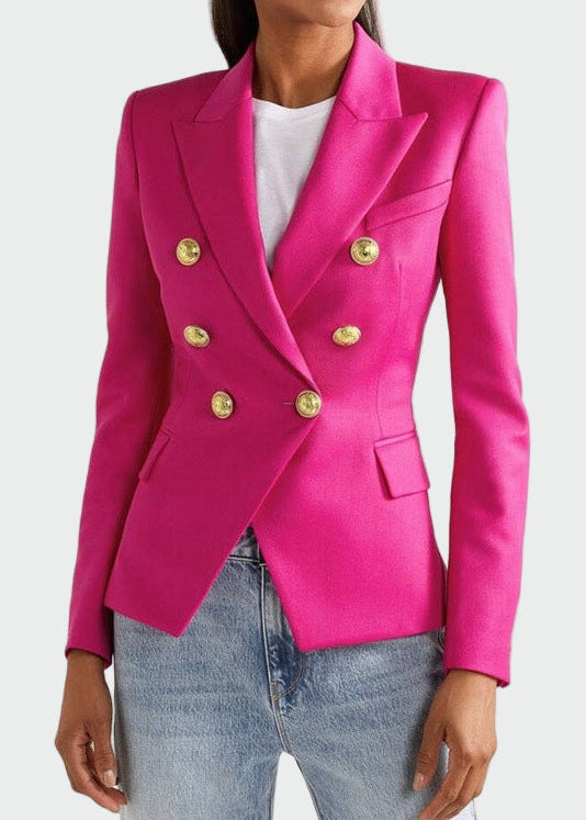 Blazer em linha clássica feminino