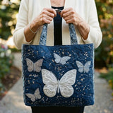 Bolsa artesanal - Borboleta prateada