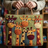Bolsa acolchoada - Girafa