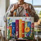 Bolsa artesanal - Biblioteca Floral