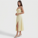 Vestido Maxi Elegante feminino