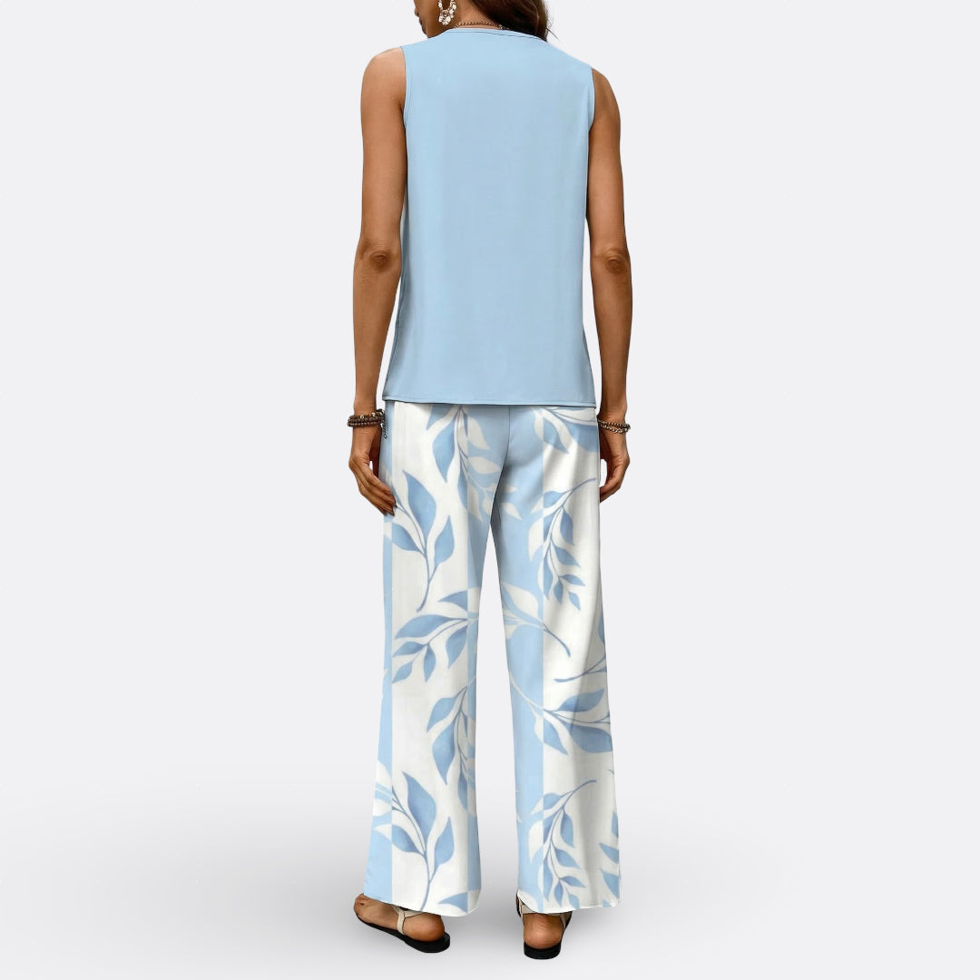Conjunto Duas Peças Corte Reto feminino
