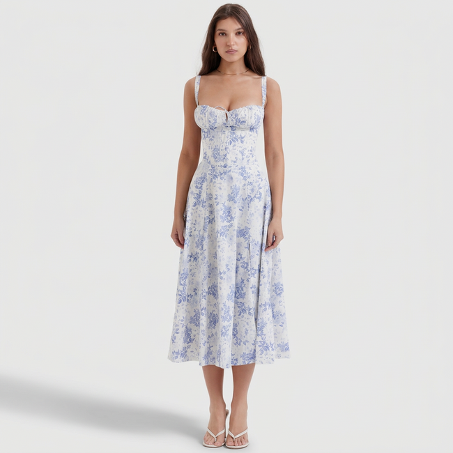 Vestido Maxi Elegante feminino