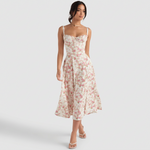 Vestido Maxi Elegante feminino