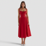 Vestido Maxi Elegante feminino