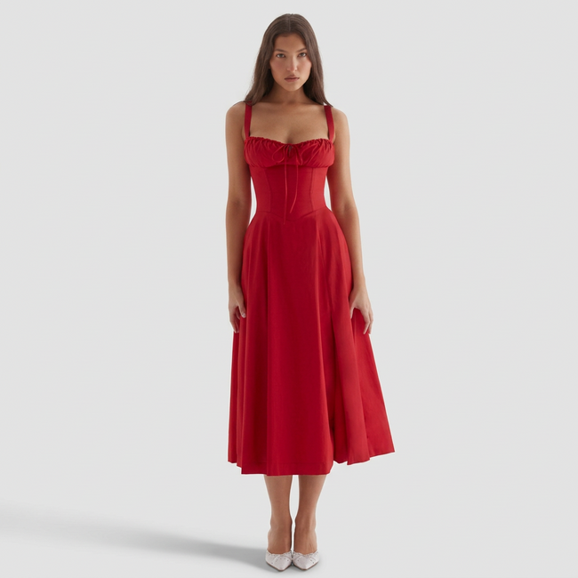 Vestido Maxi Elegante feminino