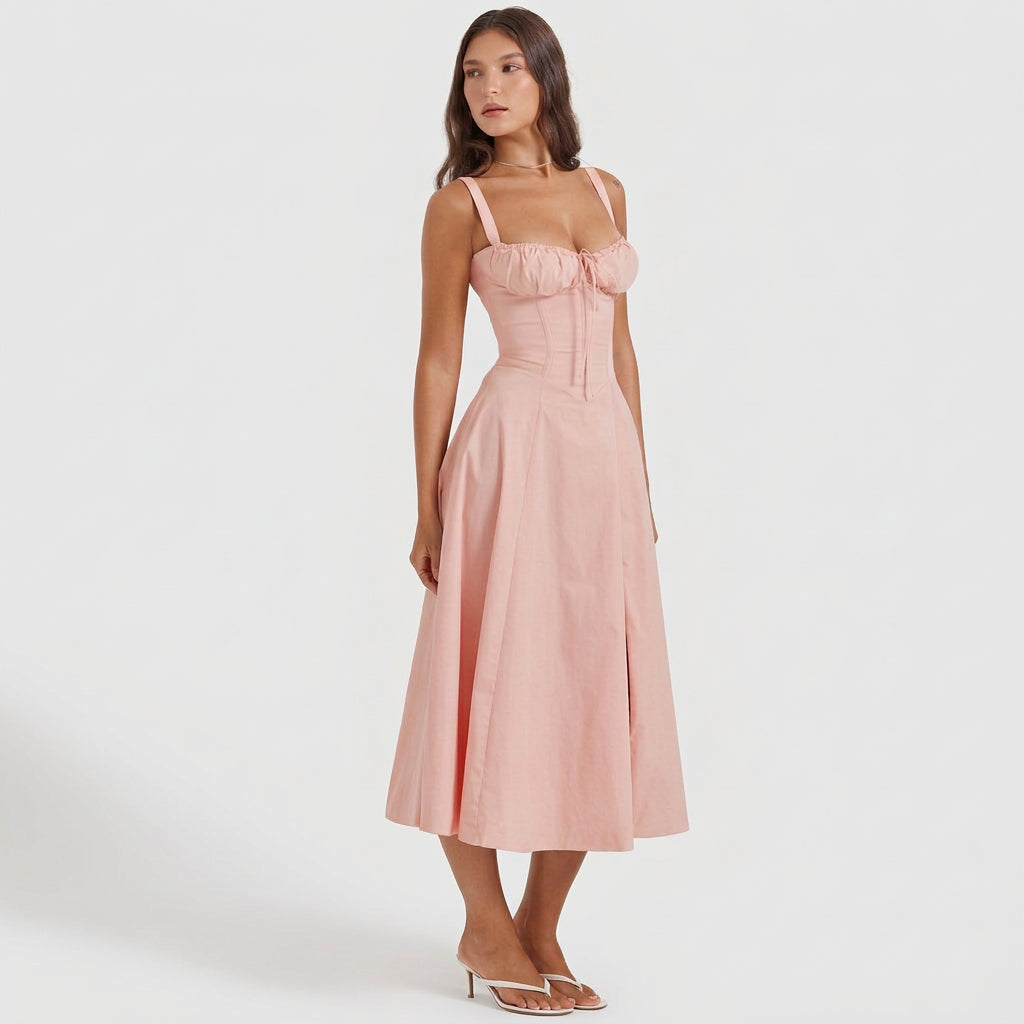 Vestido Maxi Elegante feminino