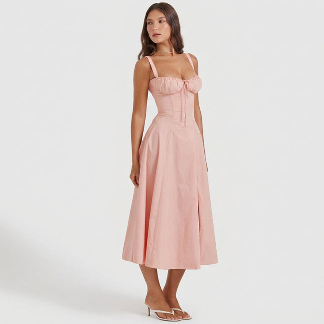 Vestido Maxi Elegante feminino