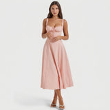 Vestido Maxi Elegante feminino