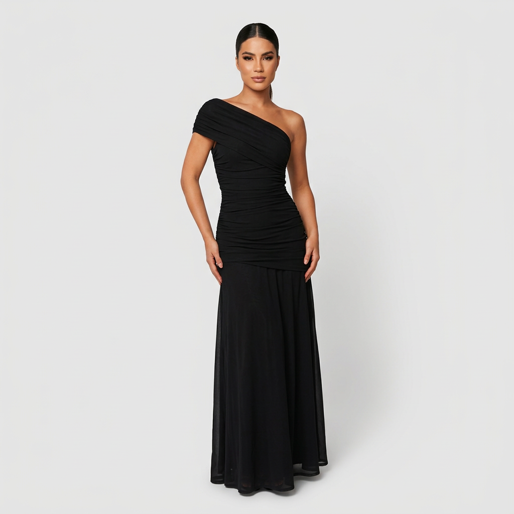 Vestido Maxi Elegante feminino