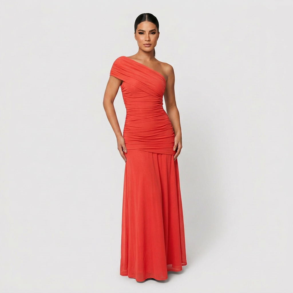 Vestido Maxi Elegante feminino