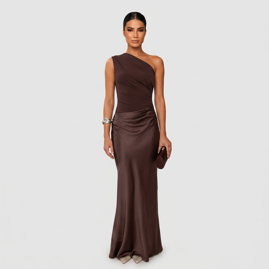 Vestido Maxi Elegante feminino