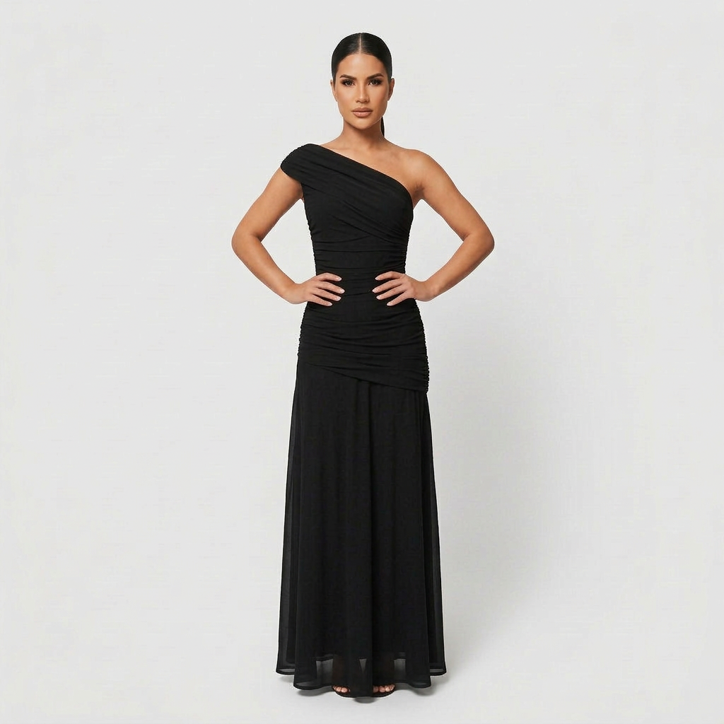 Vestido Maxi Elegante feminino