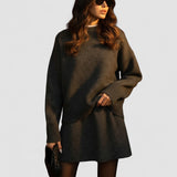 Conjunto de Malha Outono feminino