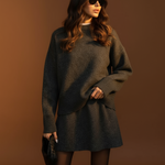 Conjunto de Malha Outono feminino