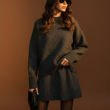 Conjunto de Malha Outono feminino