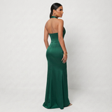 Vestido Maxi Elegante feminino