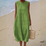 Vestido de algodão feminino