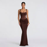 Vestido Maxi Elegante feminino