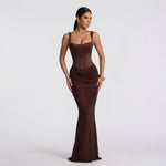 Vestido Maxi Elegante feminino