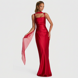 Vestido Maxi Elegante feminino