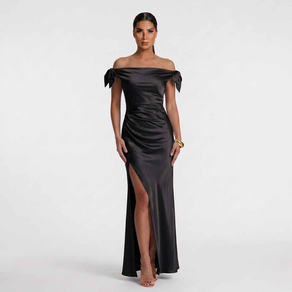 Vestido Maxi Elegante feminino