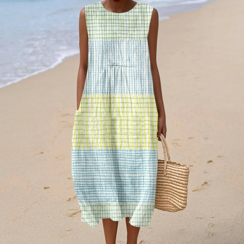 Vestido de algodão feminino