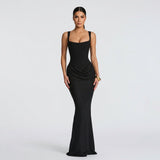 Vestido Maxi Elegante feminino