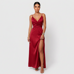 Vestido Maxi Elegante feminino