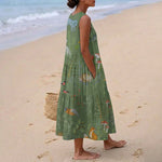 Vestido de algodão feminino