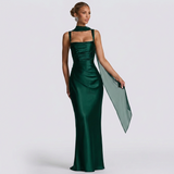 Vestido Maxi Elegante feminino