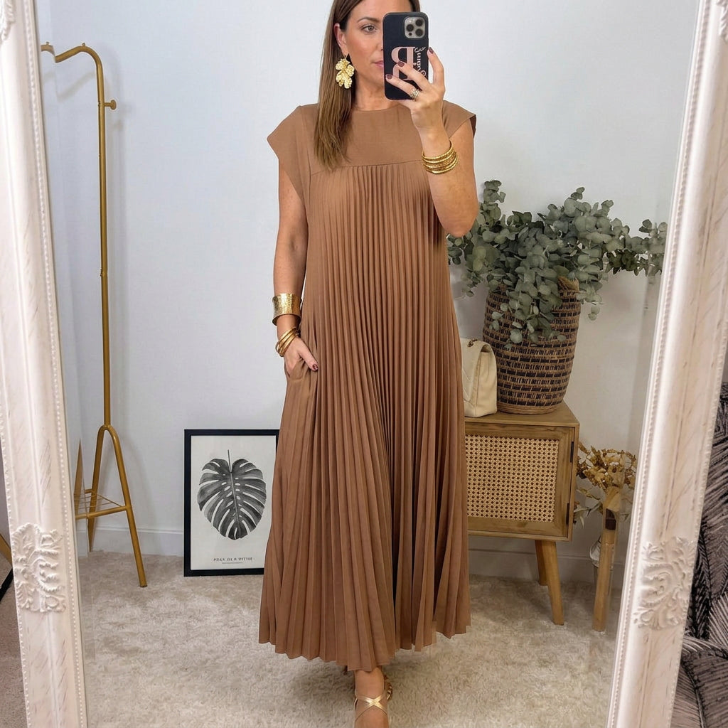 Vestido de Conforto Atemporal feminino