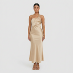 Vestido Maxi Elegante feminino
