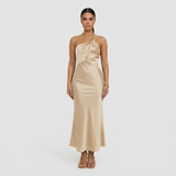 Vestido Maxi Elegante feminino