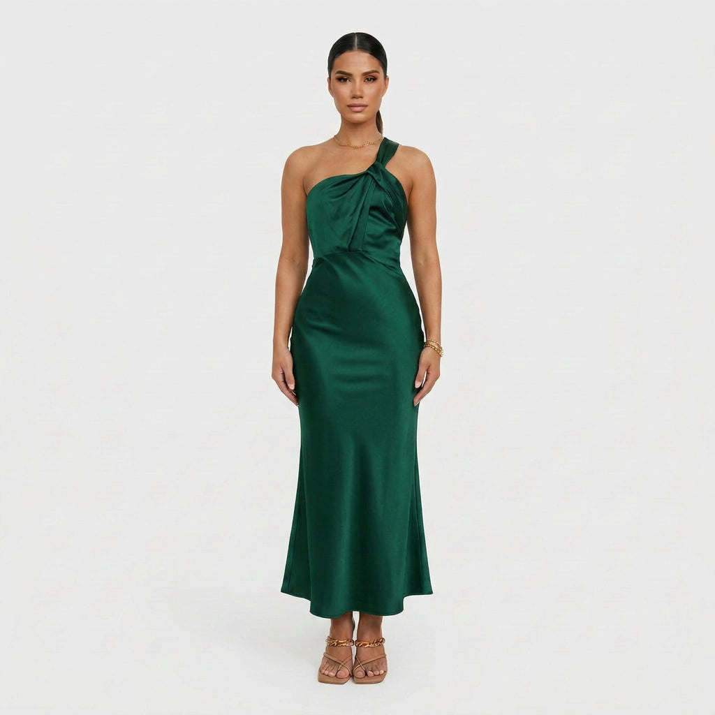Vestido Maxi Elegante feminino