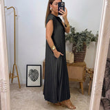 Vestido de Conforto Atemporal feminino