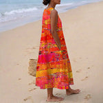 Vestido de algodão feminino