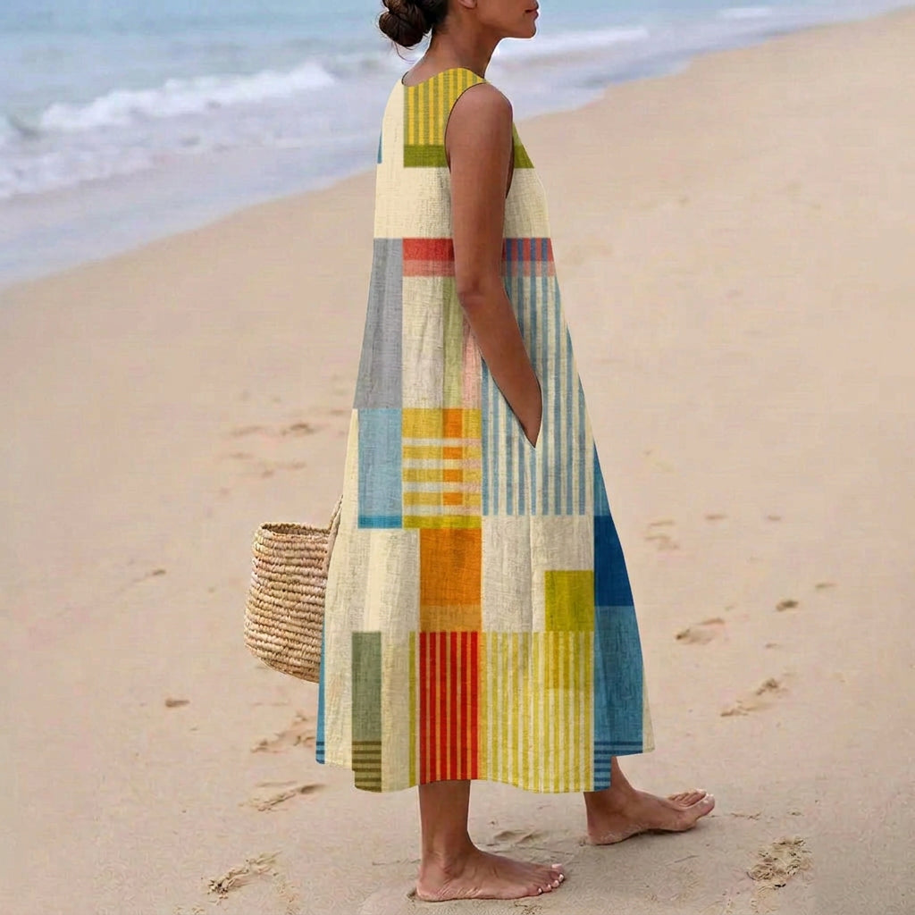 Vestido de algodão feminino