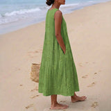 Vestido de algodão feminino