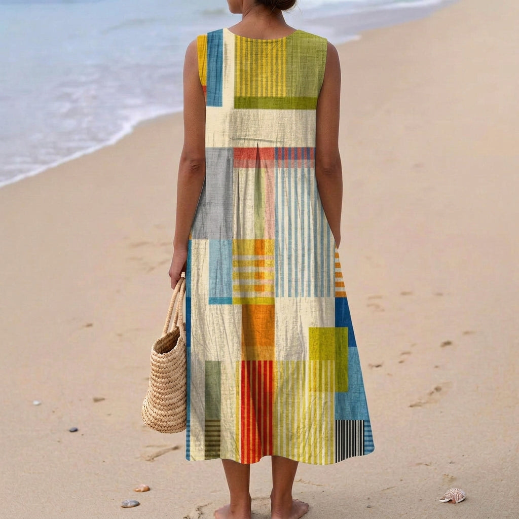 Vestido de algodão feminino